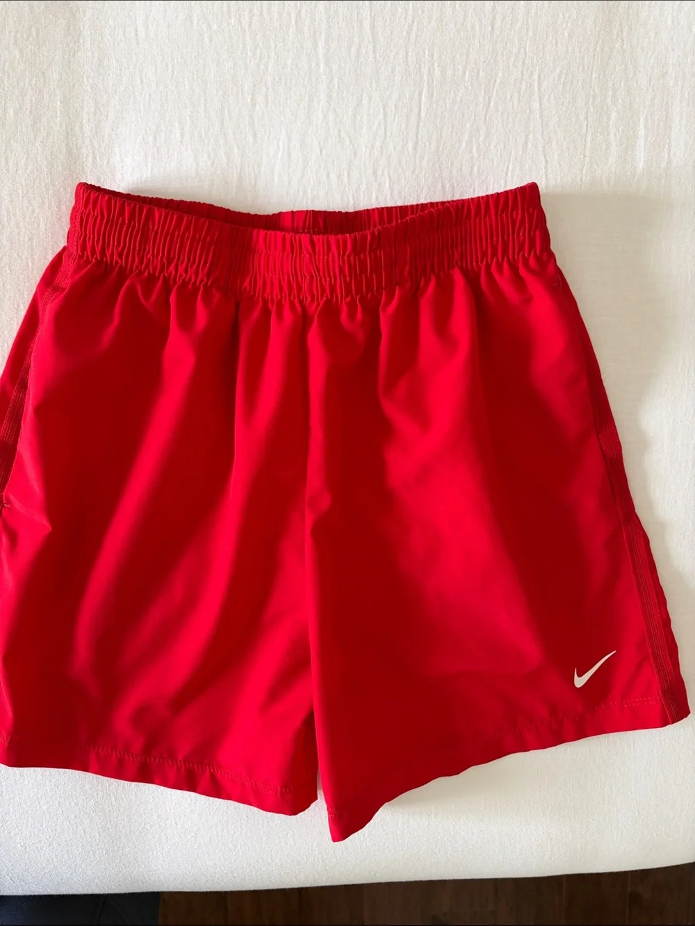 Nike Red and Navy Boys' Athletic Shorts Set Boy’s Size L